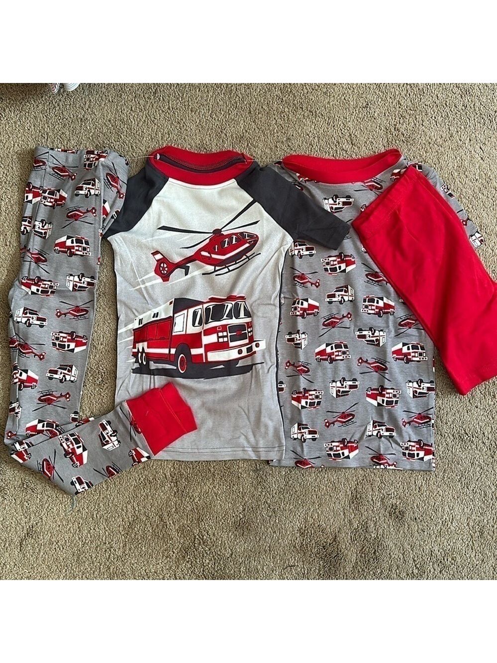 Boys Pajamas 4-piece Set size 10